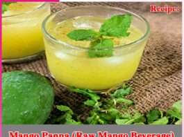 Mango Panna (Raw Mango Beverage)