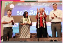 Shaheed Bhagat Singh College Celebrated its 58th Annual Day and Award Ceremony with Grandeur