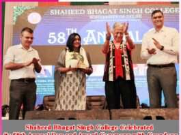 Shaheed Bhagat Singh College Celebrated its 58th Annual Day and Award Ceremony with Grandeur