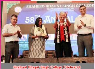Shaheed Bhagat Singh College Celebrated its 58th Annual Day and Award Ceremony with Grandeur