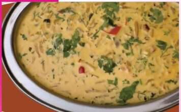 Dhaba-Style Milk Sev Bhaji