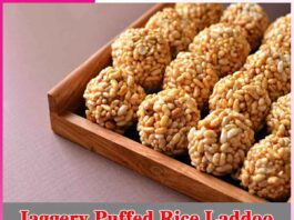 Jaggery Puffed Rice Laddoo