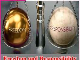 Freedom and Responsibility