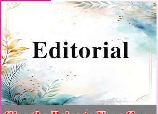 Editorial: Give the Reins to Your Guru Editorial