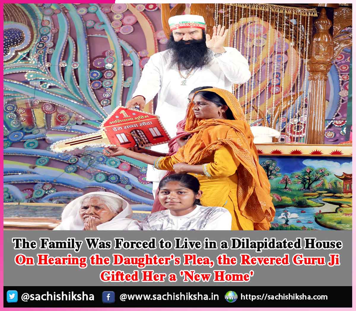 The Family Was Forced to Live in a Dilapidated House New Home The Family Was Forced to Live in a Dilapidated House
