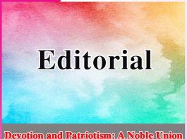 Editorial: Devotion and Patriotism: A Noble Union Editorial