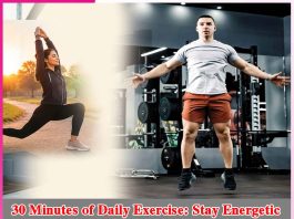 Exercise: 30 Minutes of Daily Exercise: Stay Energetic All Day Long Exercise
