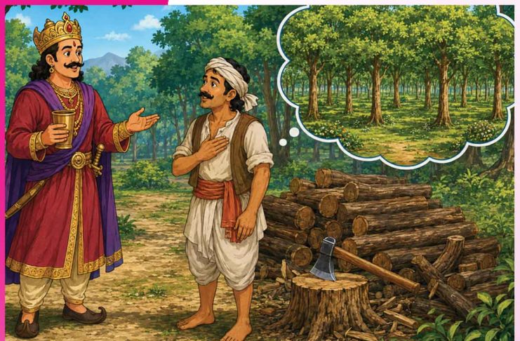 Story: The King and the Woodcutter Story The King and the Woodcutter