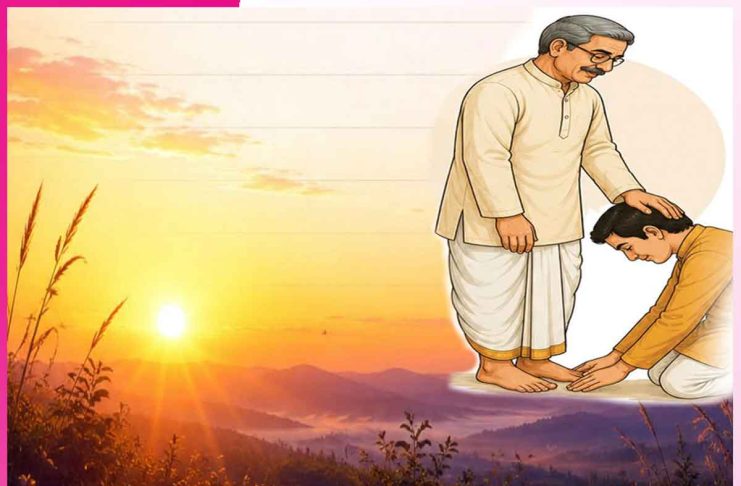 Touching Feet (Charan Sparsh) Transmits Tradition and Energy Touching Feet (Charan Sparsh) Transmits Tradition and Energy